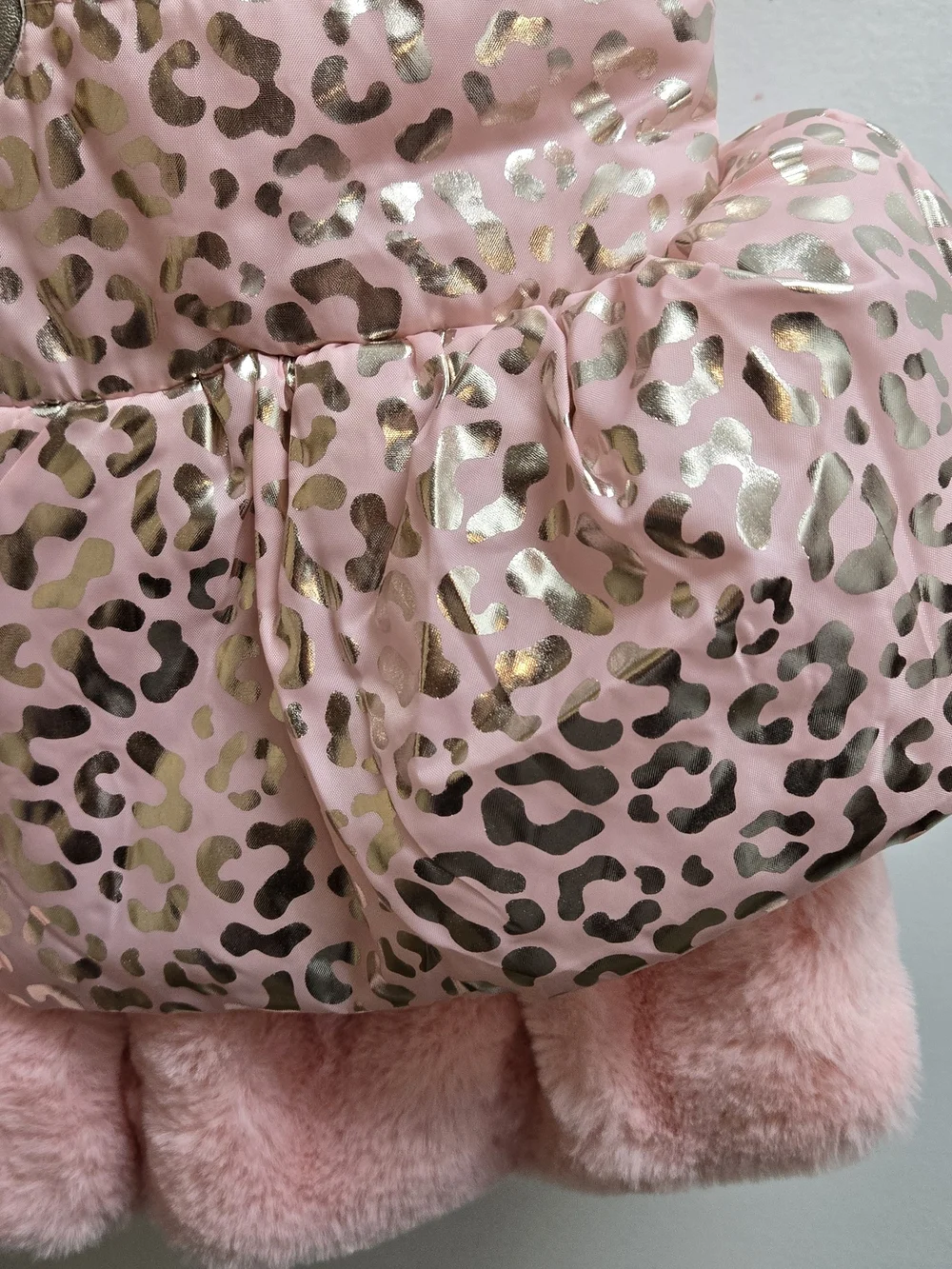 LITTLE LASS PUFFER VESTw/Fsux Fur